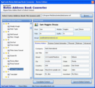 Transfer Lotus Notes Contacts to Outlook screenshot